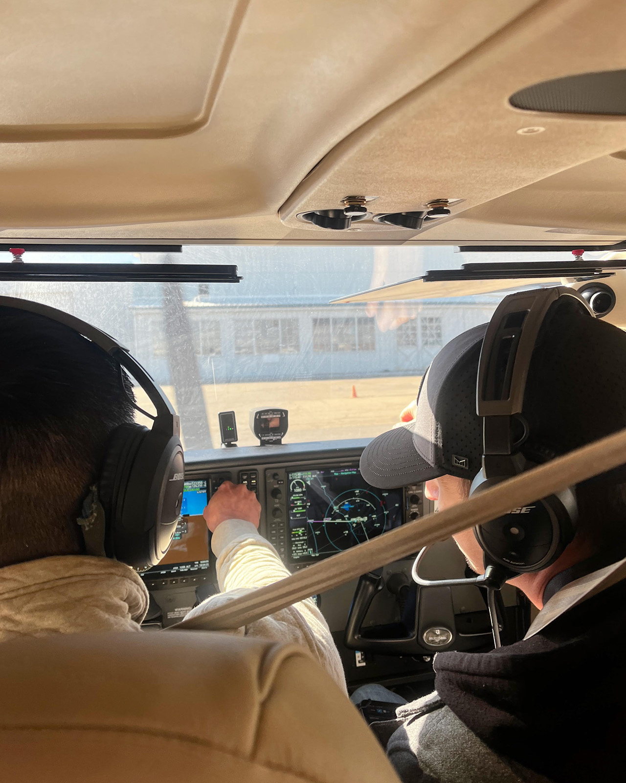 mcair students in plane