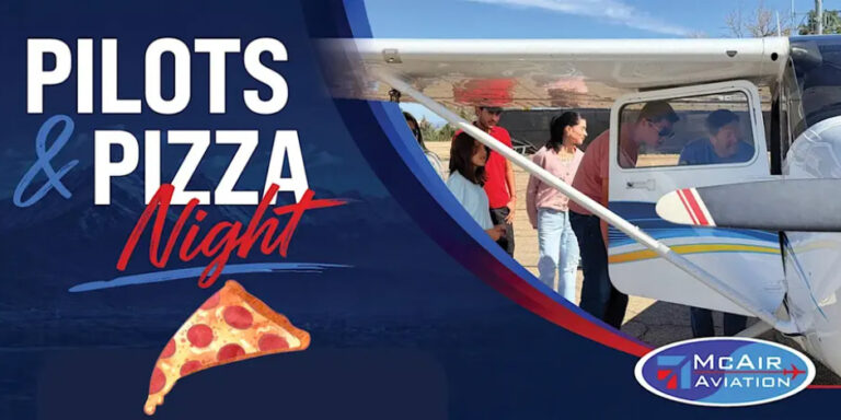 pilots and pizza night event